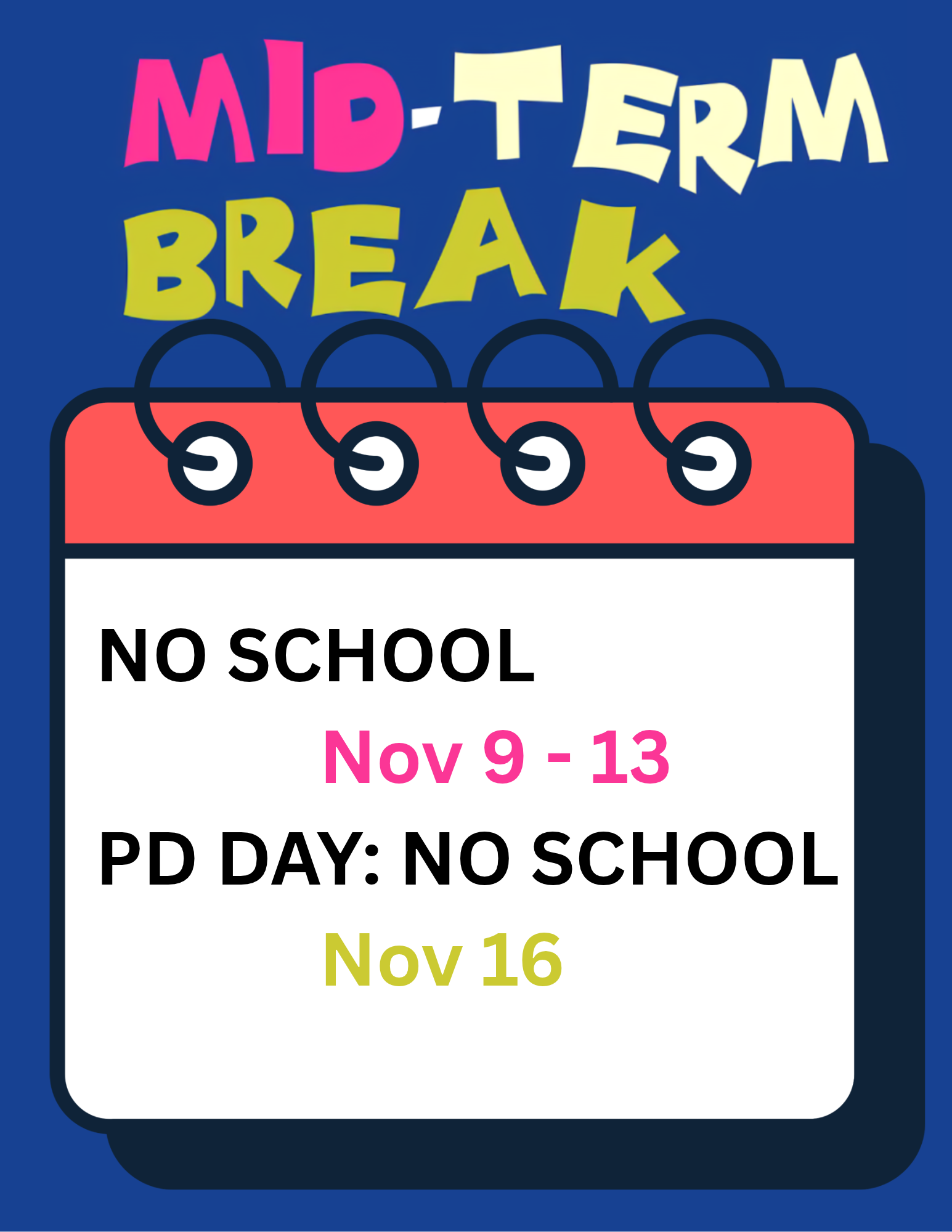 Mid term break