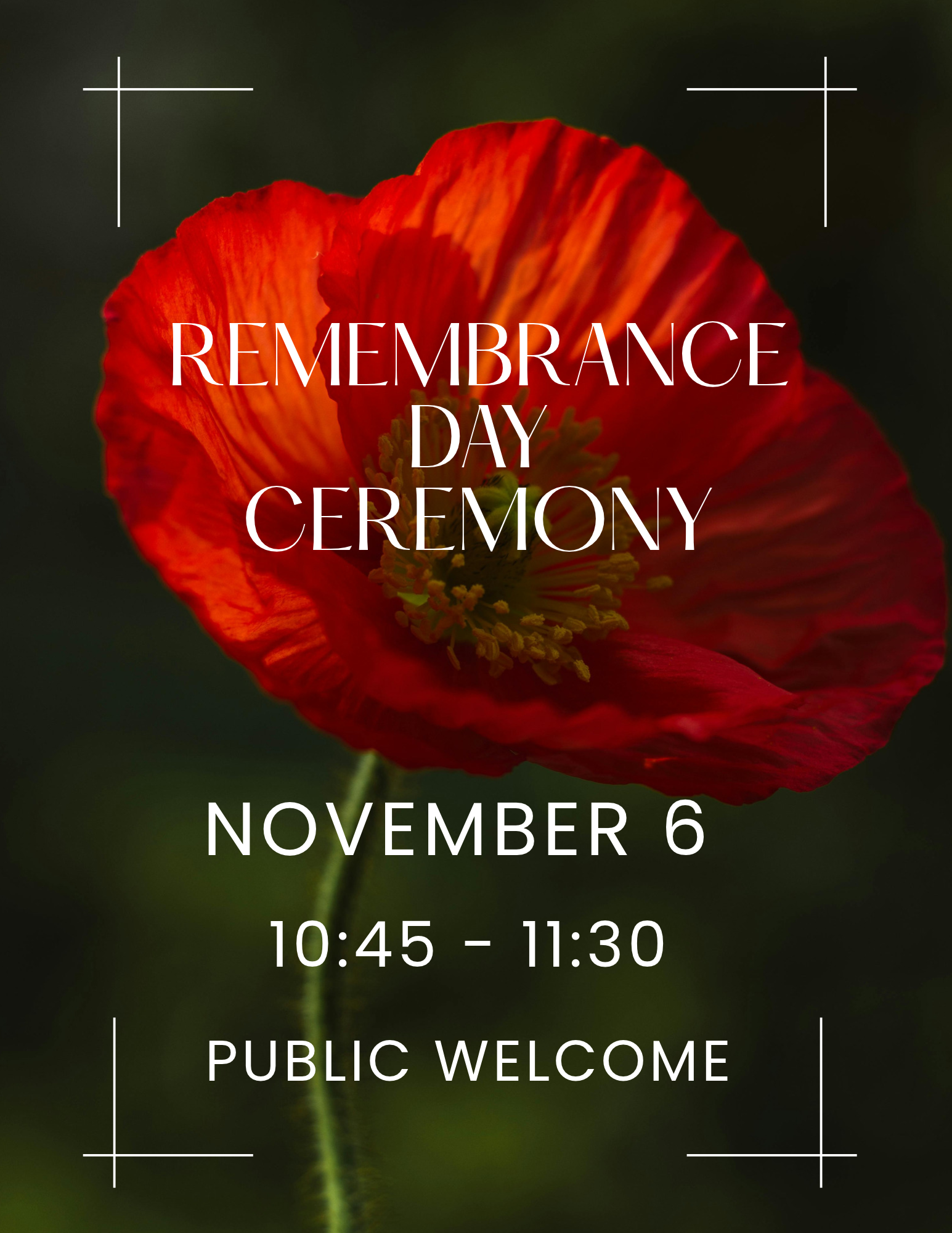 Remembrance Day Ceremony (1)